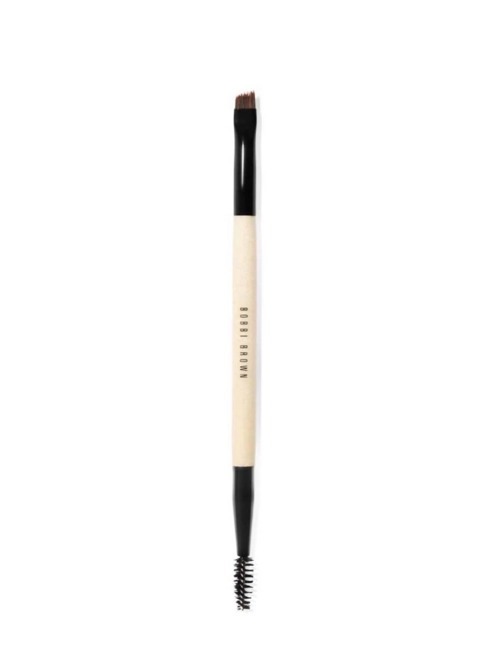 NEW BOBBI BROWN dual-ended brow definer & groomer brush in brown
